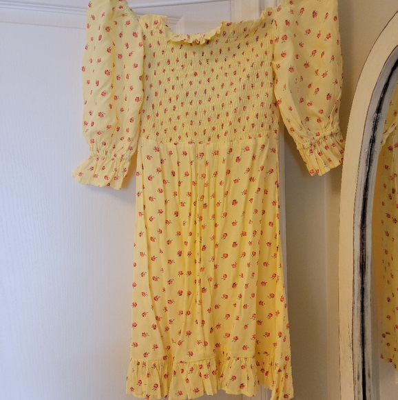 Faithfull the Brand Sage yellow floral sundress - Picture 9 of 10